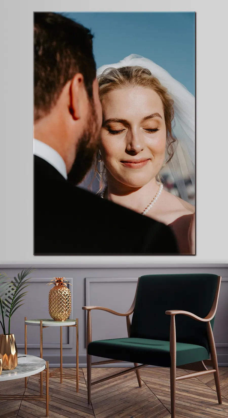 Wandbilder Augenbrauen, Lächeln und Wimpern s33258