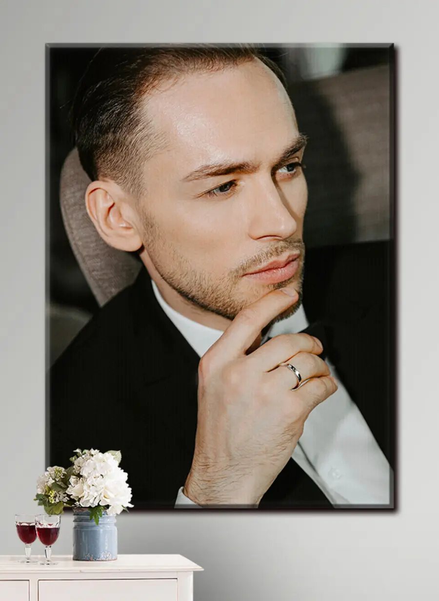 Wandbilder Stirn, Nase und Wange s33260