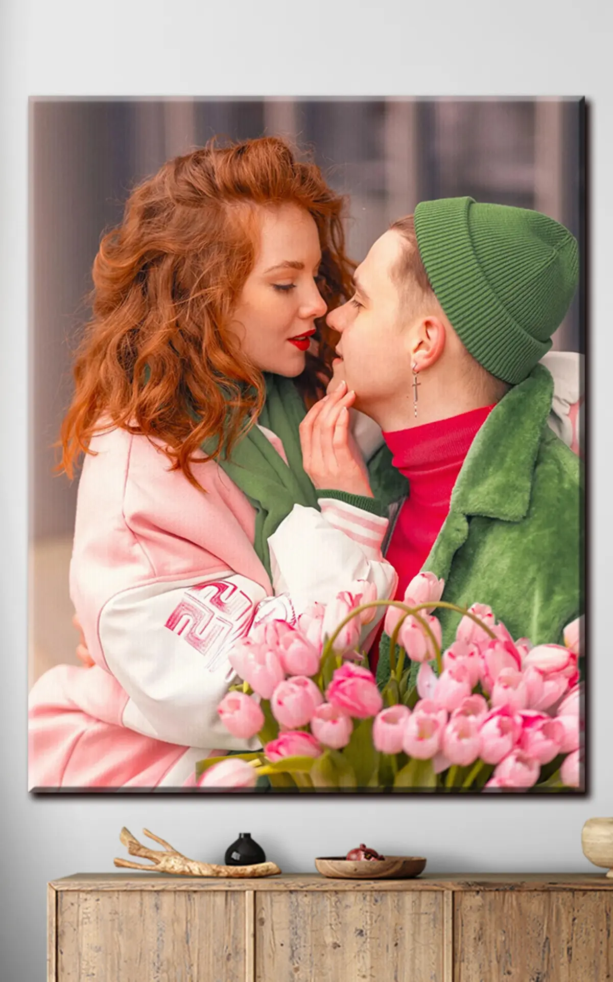 Wandbilder Pflanze, Wimper und Blütenblatt s33278