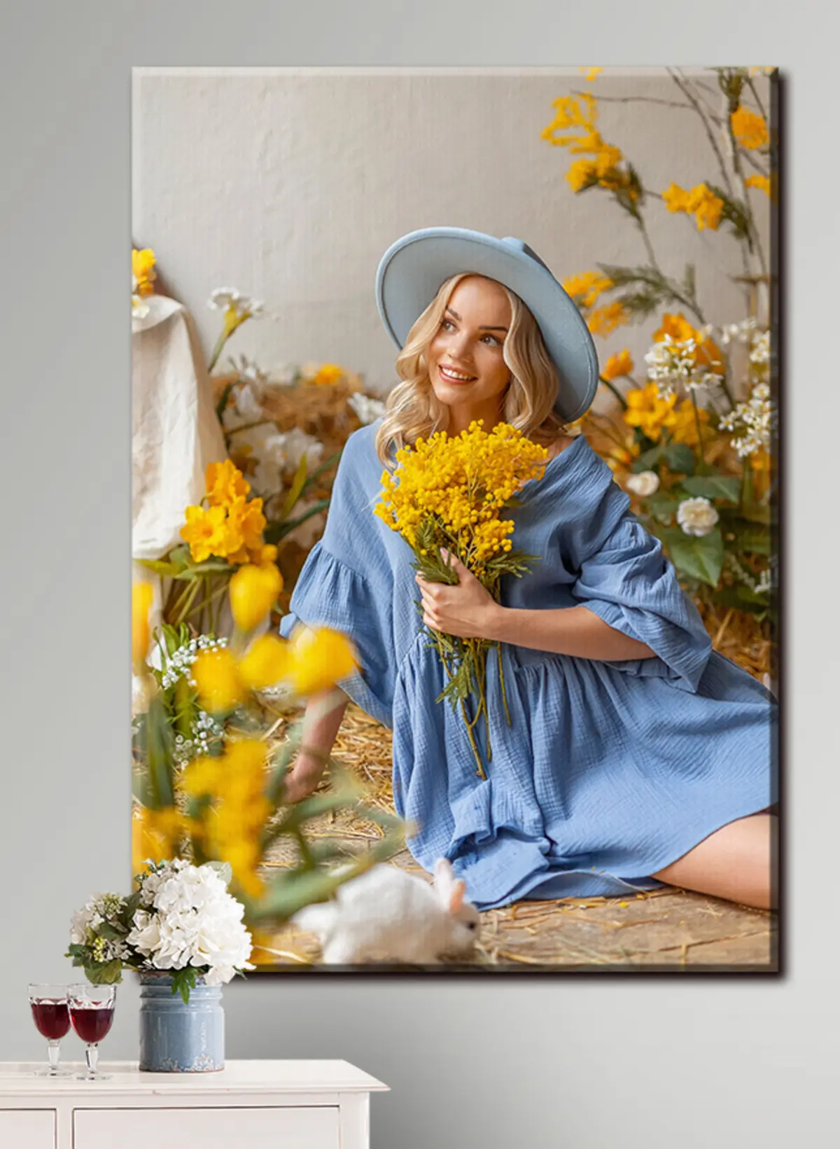 Wandbilder Pflanze, lächle und blühe s33281