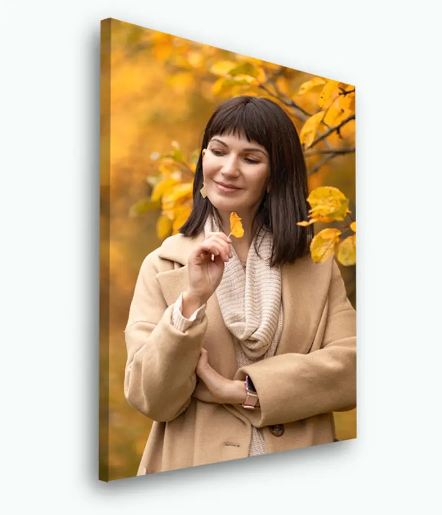 Wandbilder Lächeln, Oberbekleidung und Pflanze s33290