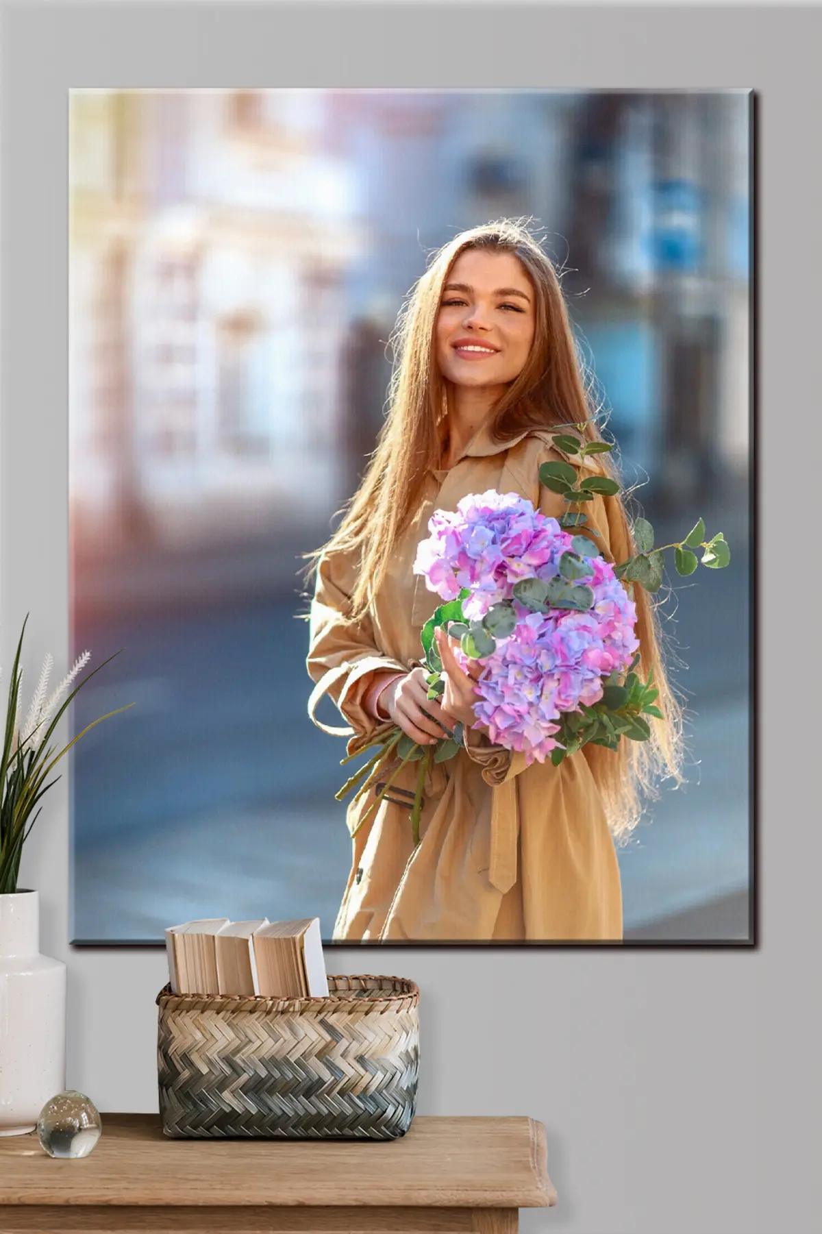 Wandbilder Blume, Pflanze und Lächeln s33296