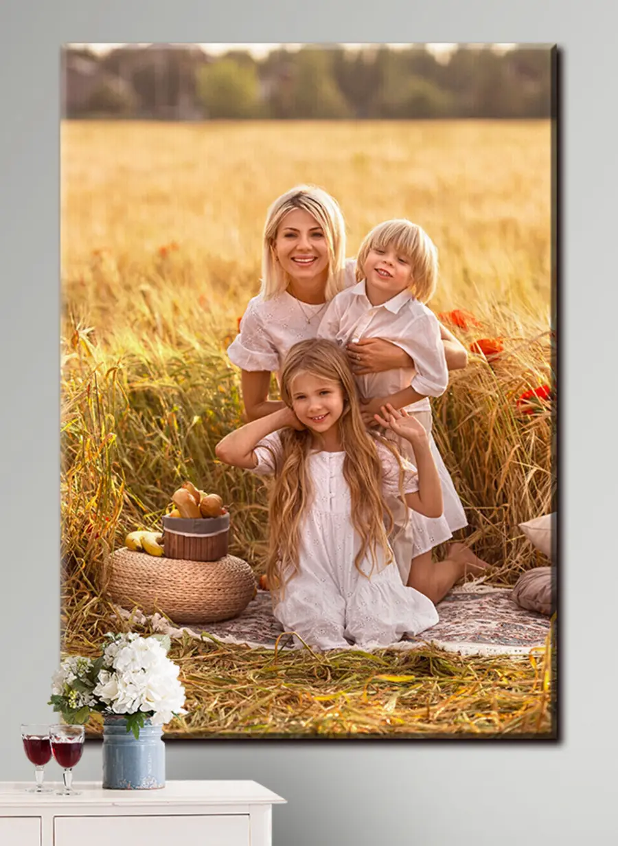 Wandbilder Lächeln, Geste und glücklich s33301