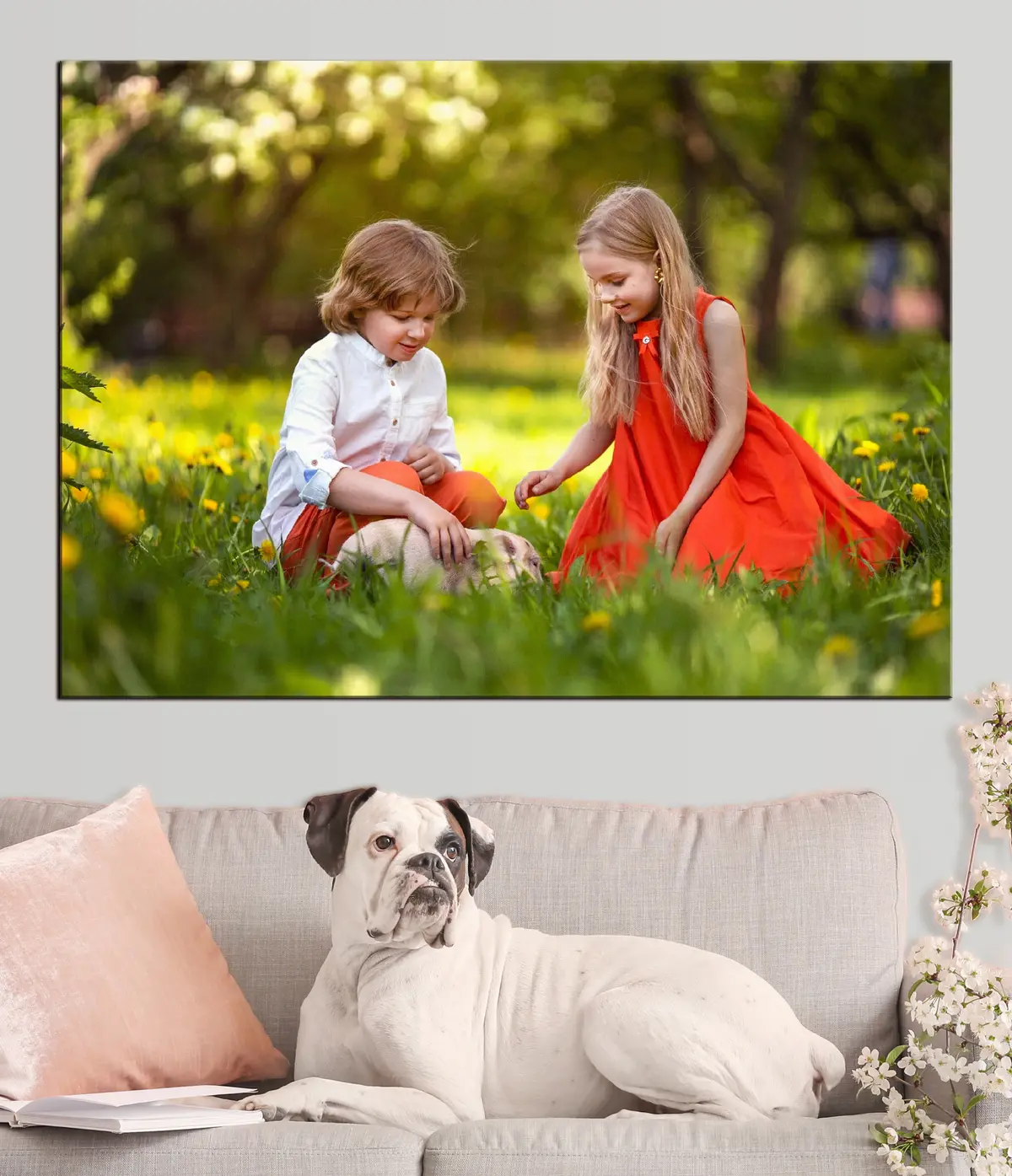 Wandbilder Pflanze, Menschen in der Natur und glücklich s33315