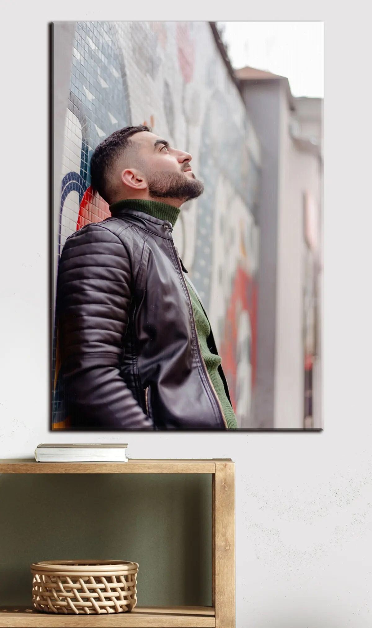 Wandbilder Oberbekleidung, Bart und Ärmel s33327