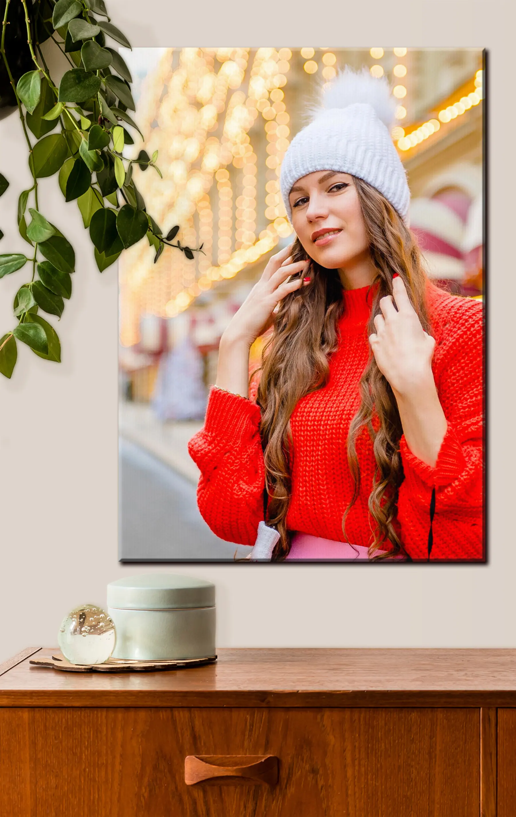 Wandbilder Lippe, Oberbekleidung und Mütze s33332