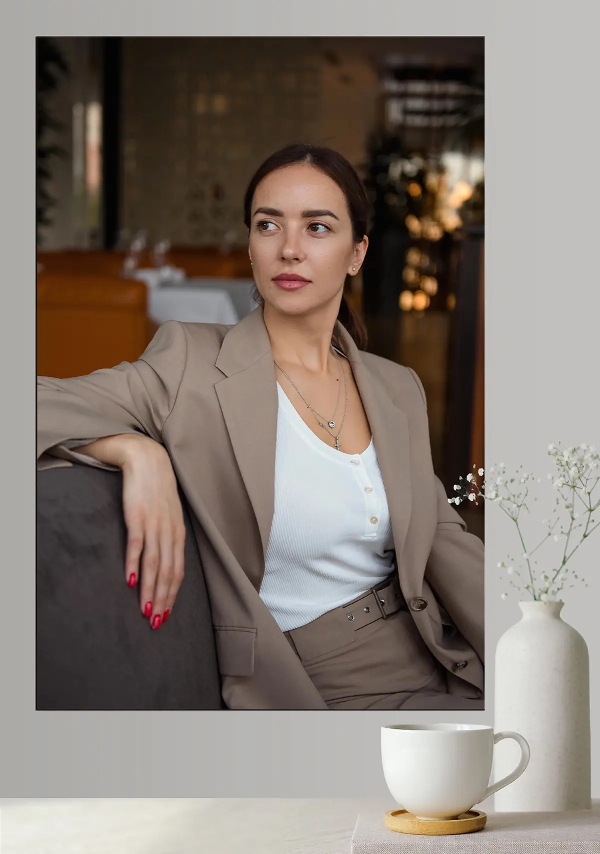 Wandbilder Hals, Ärmel und Mantel s33347