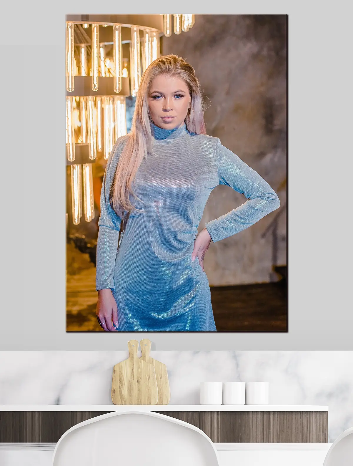 Wandbilder Ärmel, Kragen und Taille s33353