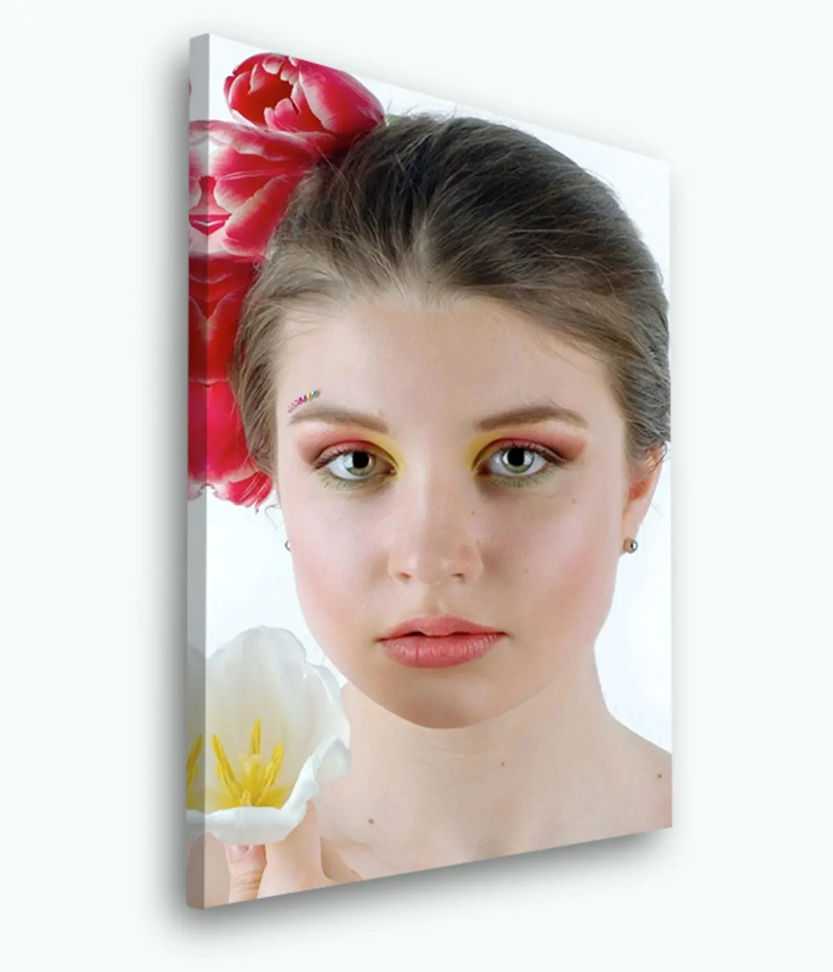 Wandbilder Haut, Pflanze und Wimpern s33360