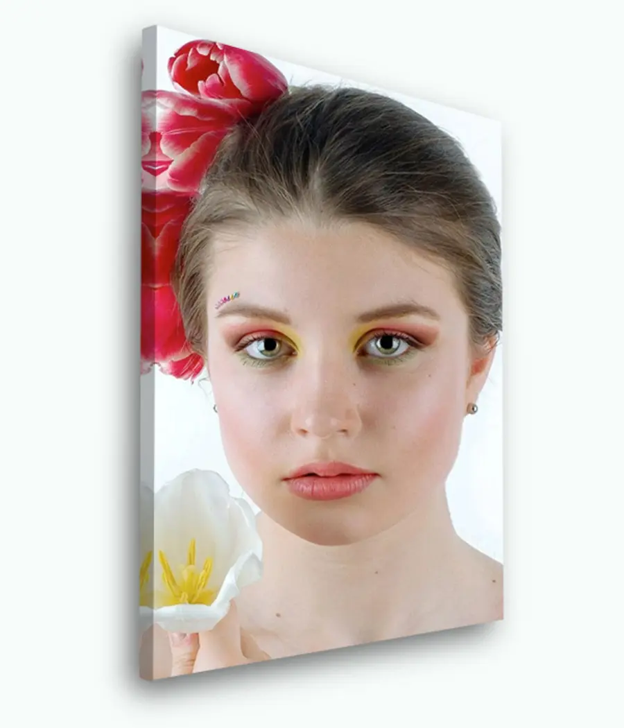 Wandbilder Haut, Pflanze und Wimpern s33360