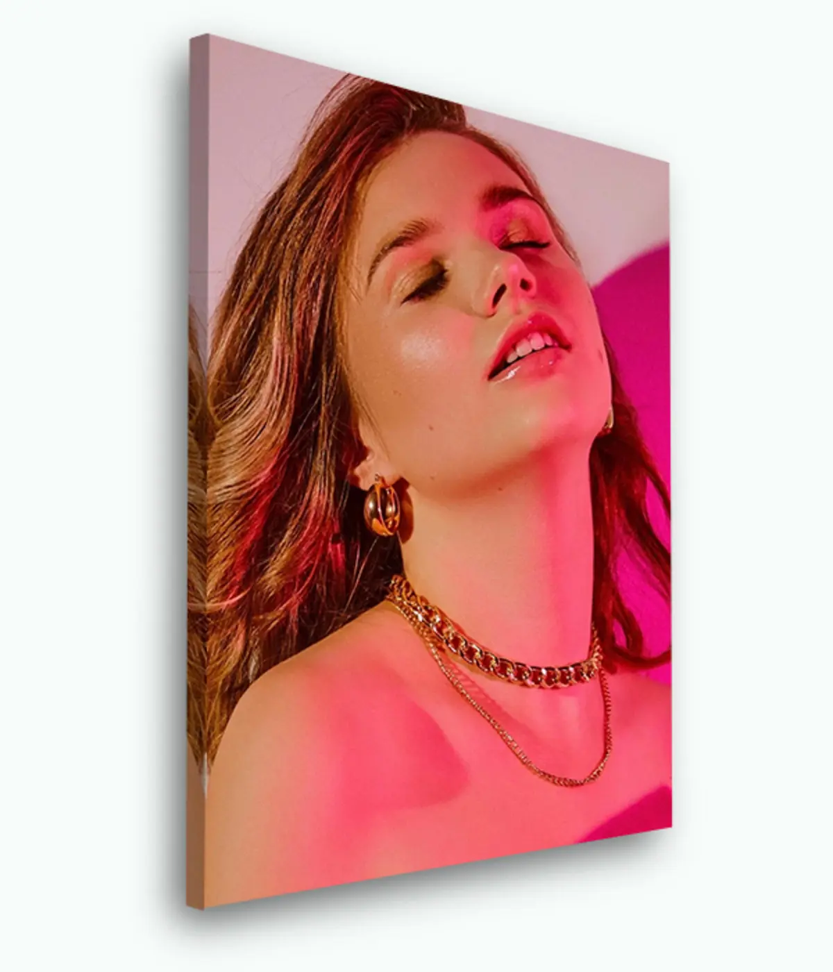 Wandbilder Lippen, Lippenstift und Wimpern s33368