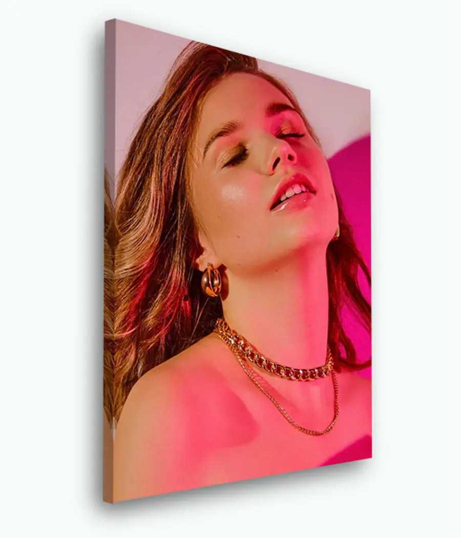 Wandbilder Lippen, Lippenstift und Wimpern s33368