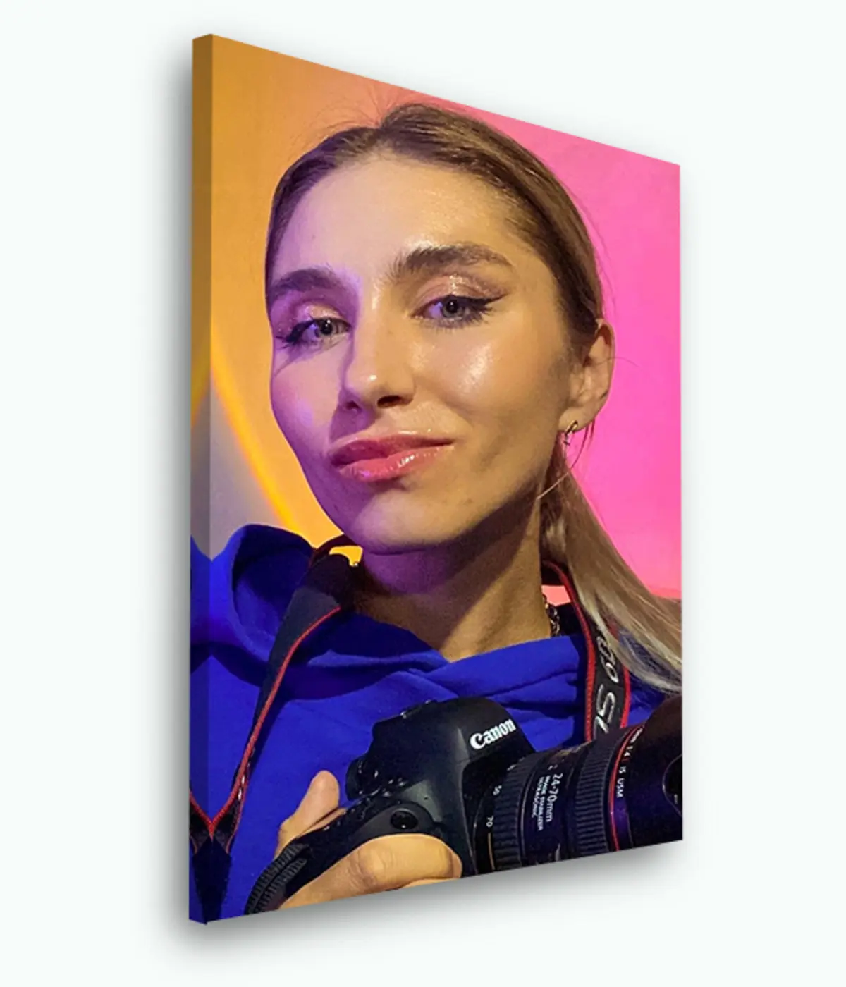 Wandbilder Pflanze, Mikrofon und Wimper s33369