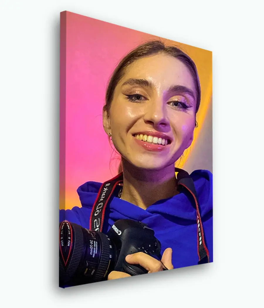 Wandbilder Lächeln, Mikrofon und Lautsprecheranlage s33370