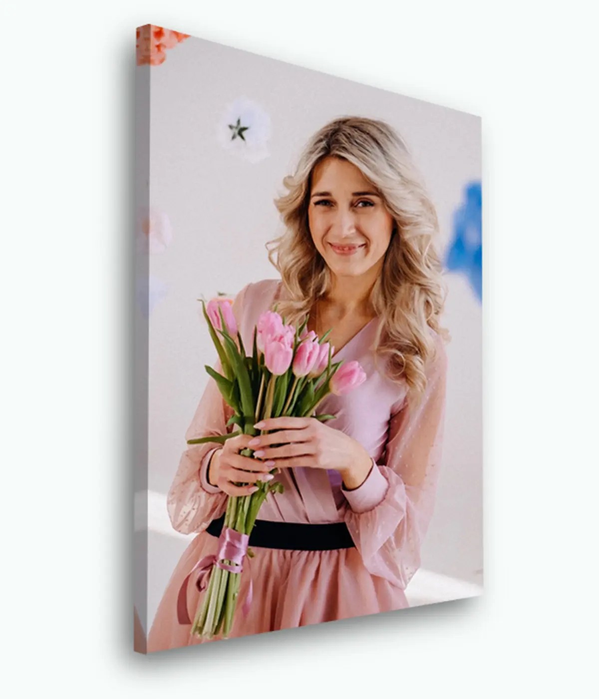 Wandbilder Lächeln, Orange und Kleid s33408