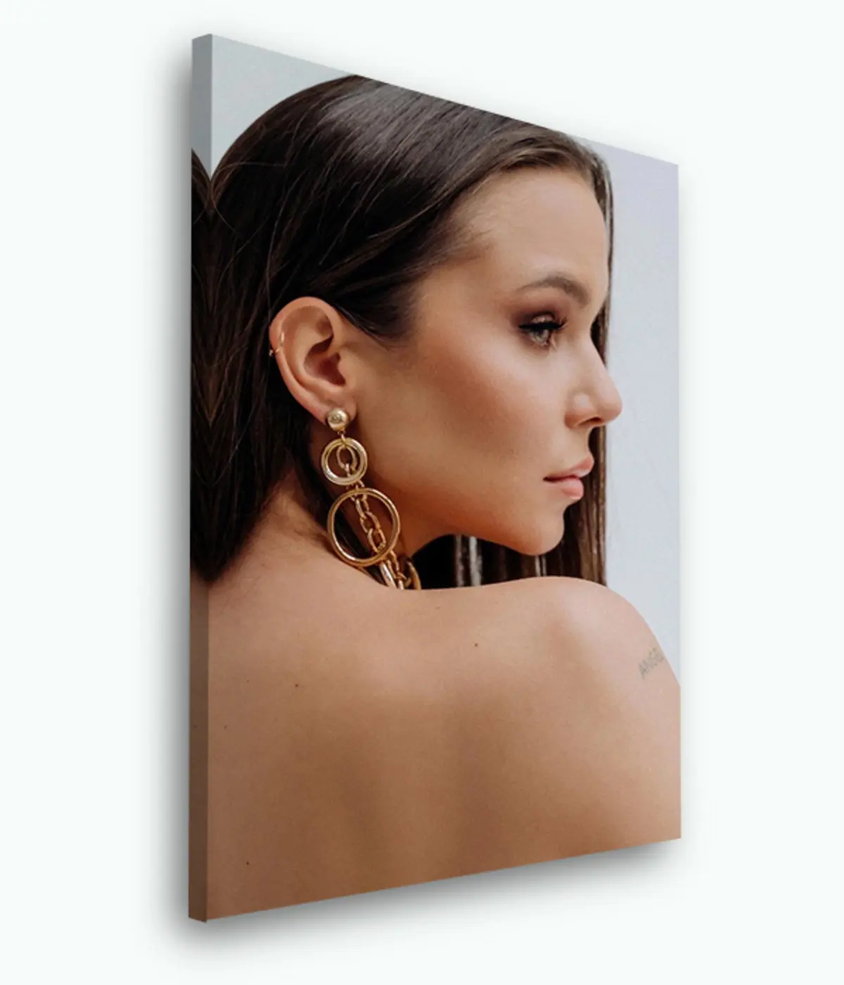 Wandbilder Haar, Schulter und Wimper s33427