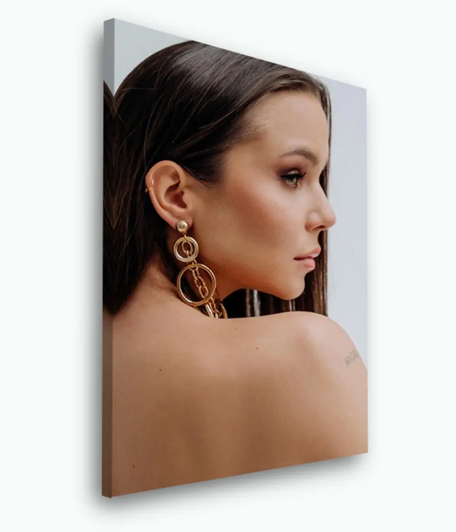 Wandbilder Haar, Schulter und Wimper s33427