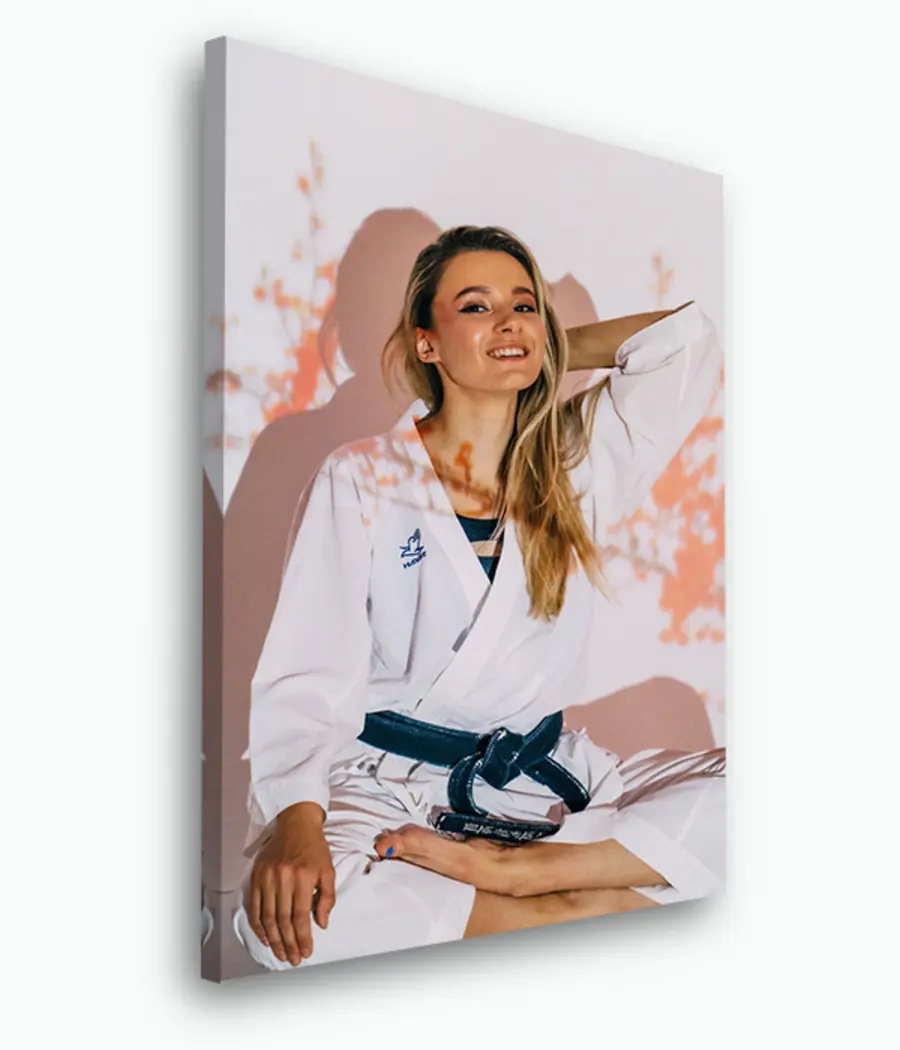 Wandbilder Foto, Hund und Weiß s33428