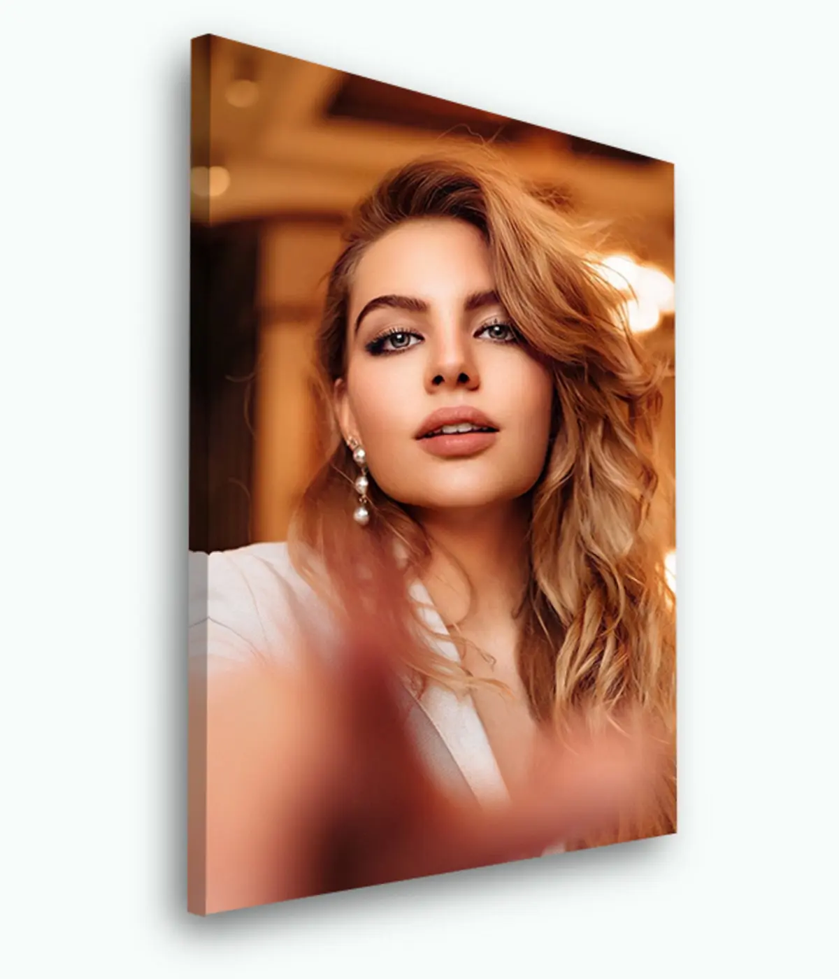 Wandbilder Pflanze, Blitzlichtfotografie und Orange s33429