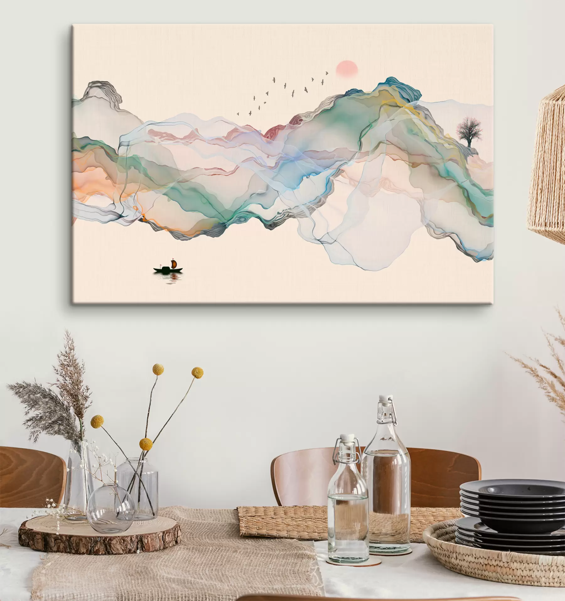 Fototapete Welt, Hang und Farbe s32936