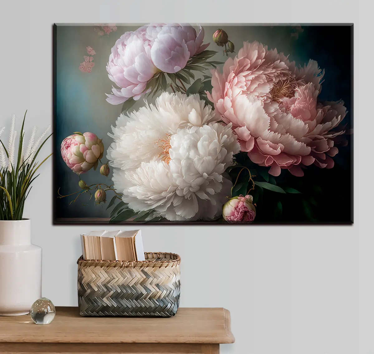 Wandbilder Blume, Blütenblatt und Rosa s33097