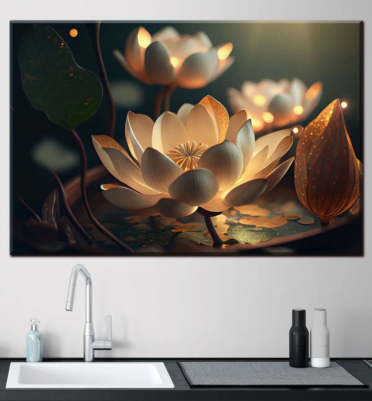 Wandbilder Pflanze, Blütenblatt und Landpflanze s33100