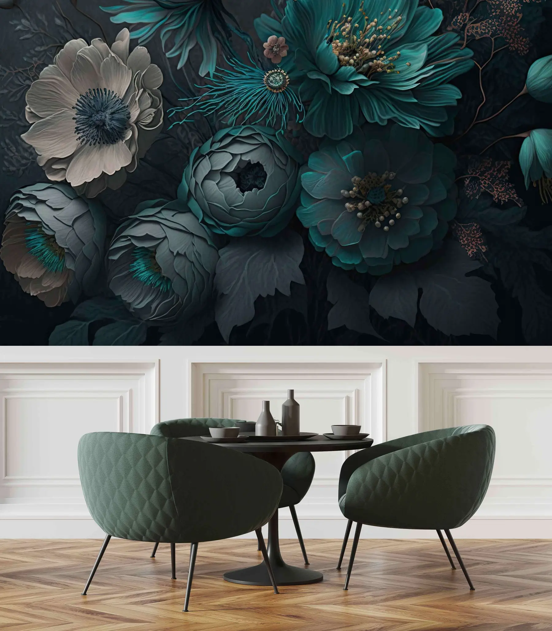 Fototapete Morgenblumen u75405