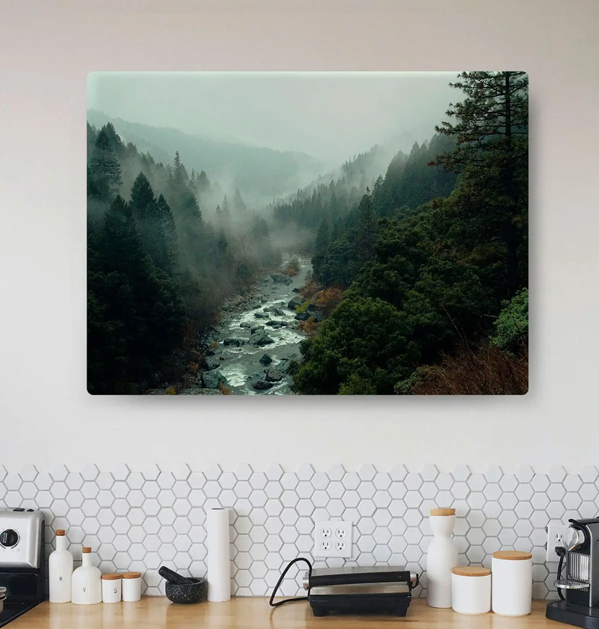 Wandbilder Wasser, Berge und Himmel s33760