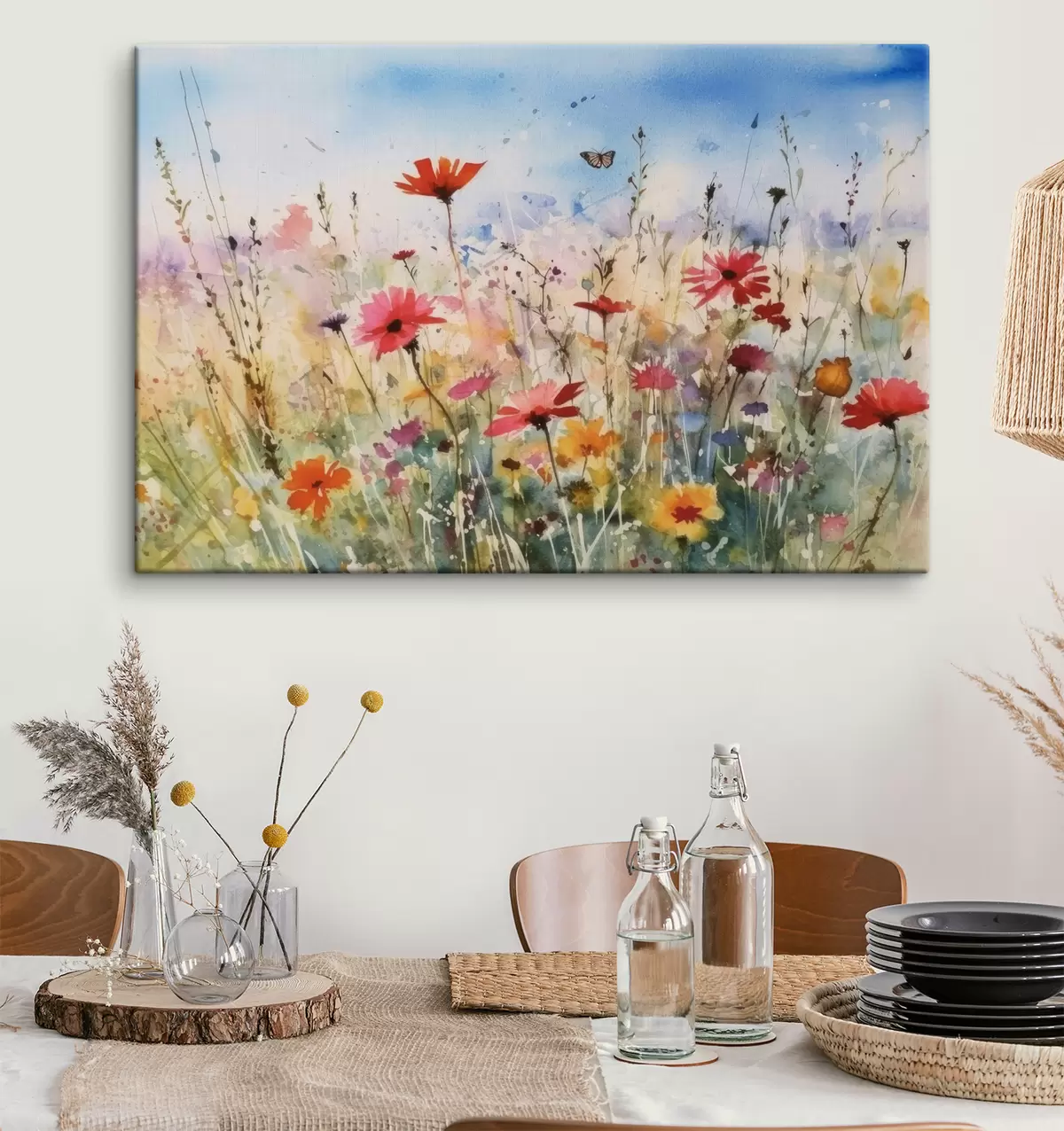 Wandbilder Blume, Himmel und Pflanze s33668