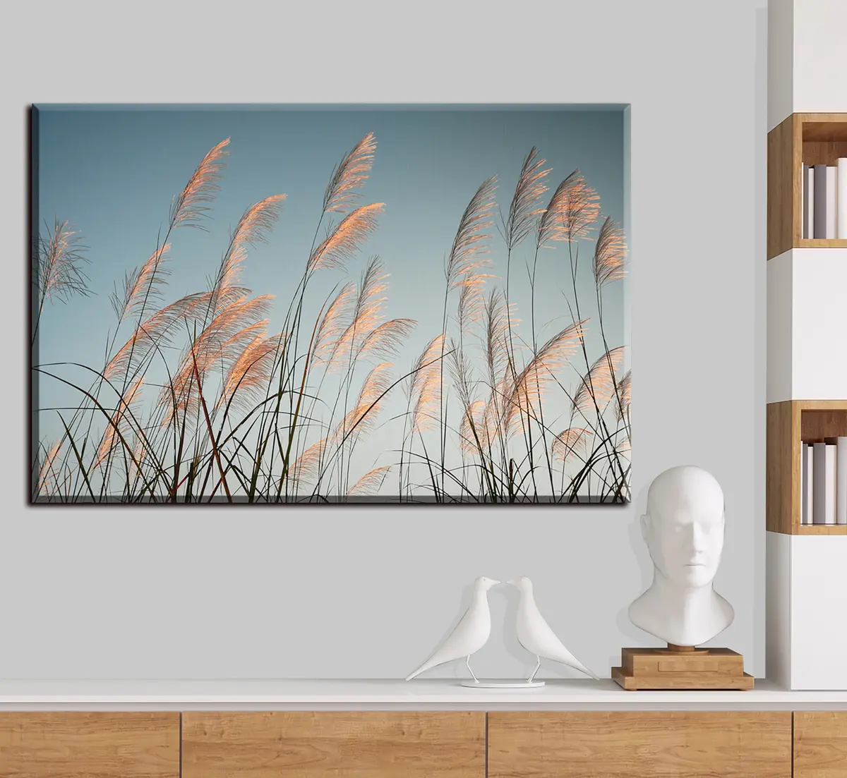 Wandbilder Himmel, Pflanze und Zweig s33593