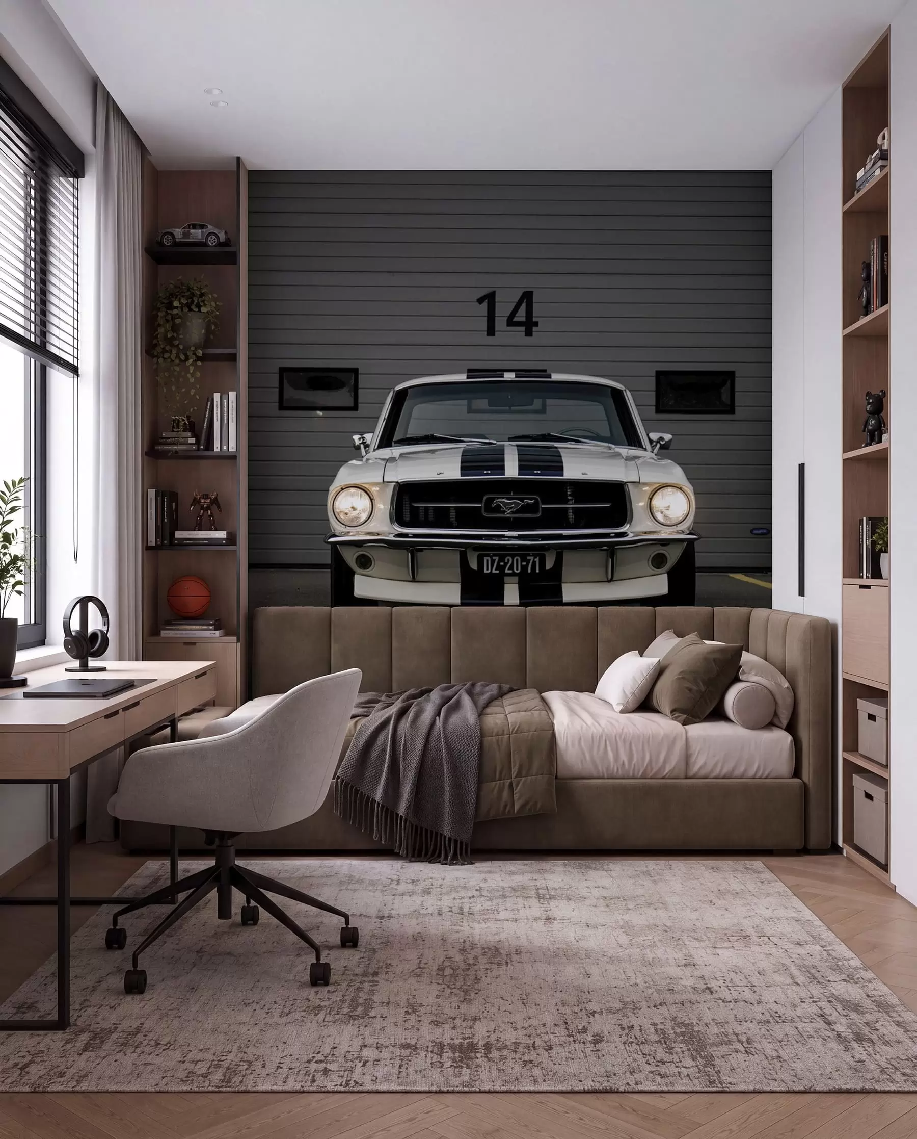 Fototapete ford Mustang 1970 u95536