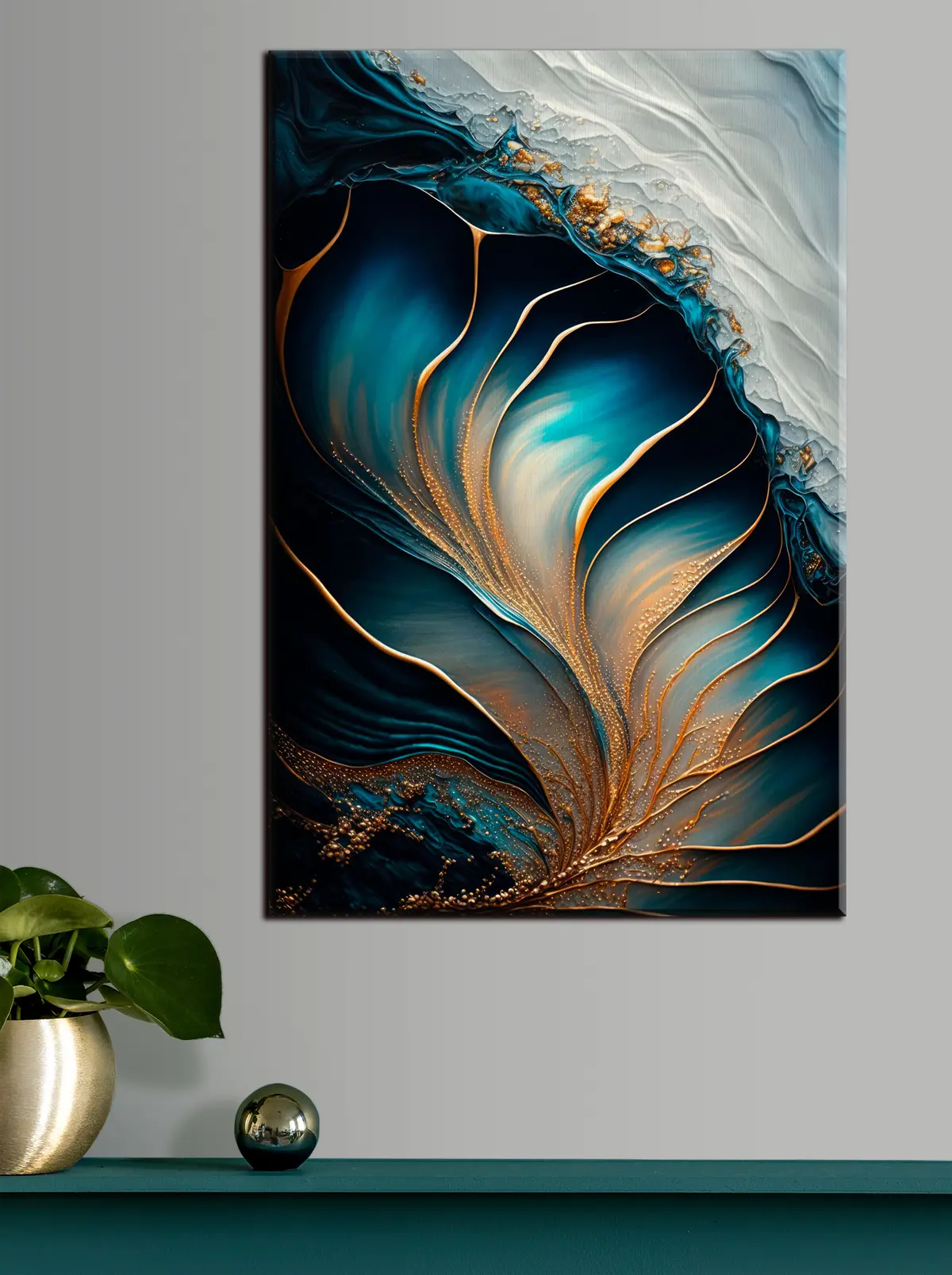 Wandbilder Licht, Natur und Azurblau s34441