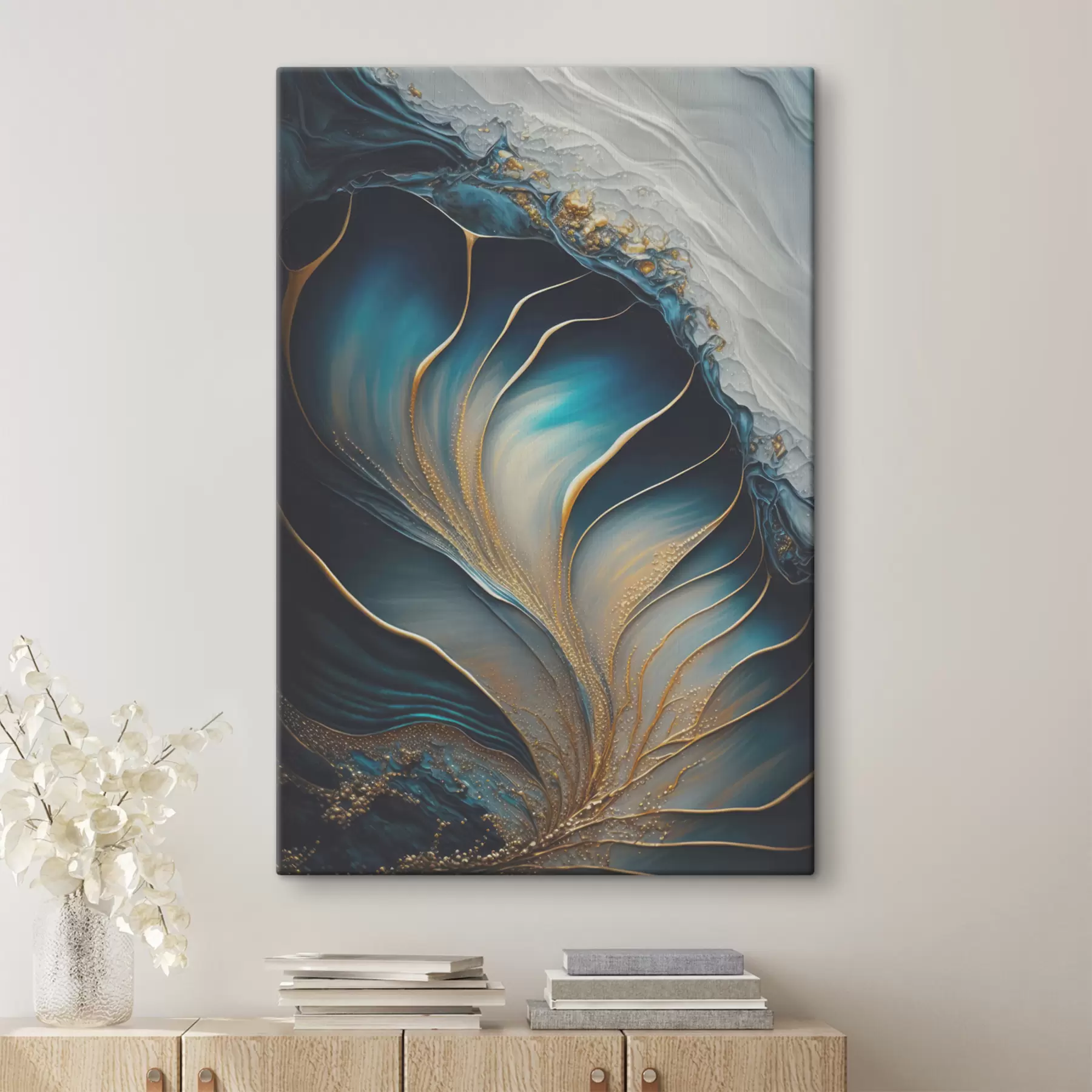 Wandbilder Licht, Natur und Azurblau s34441