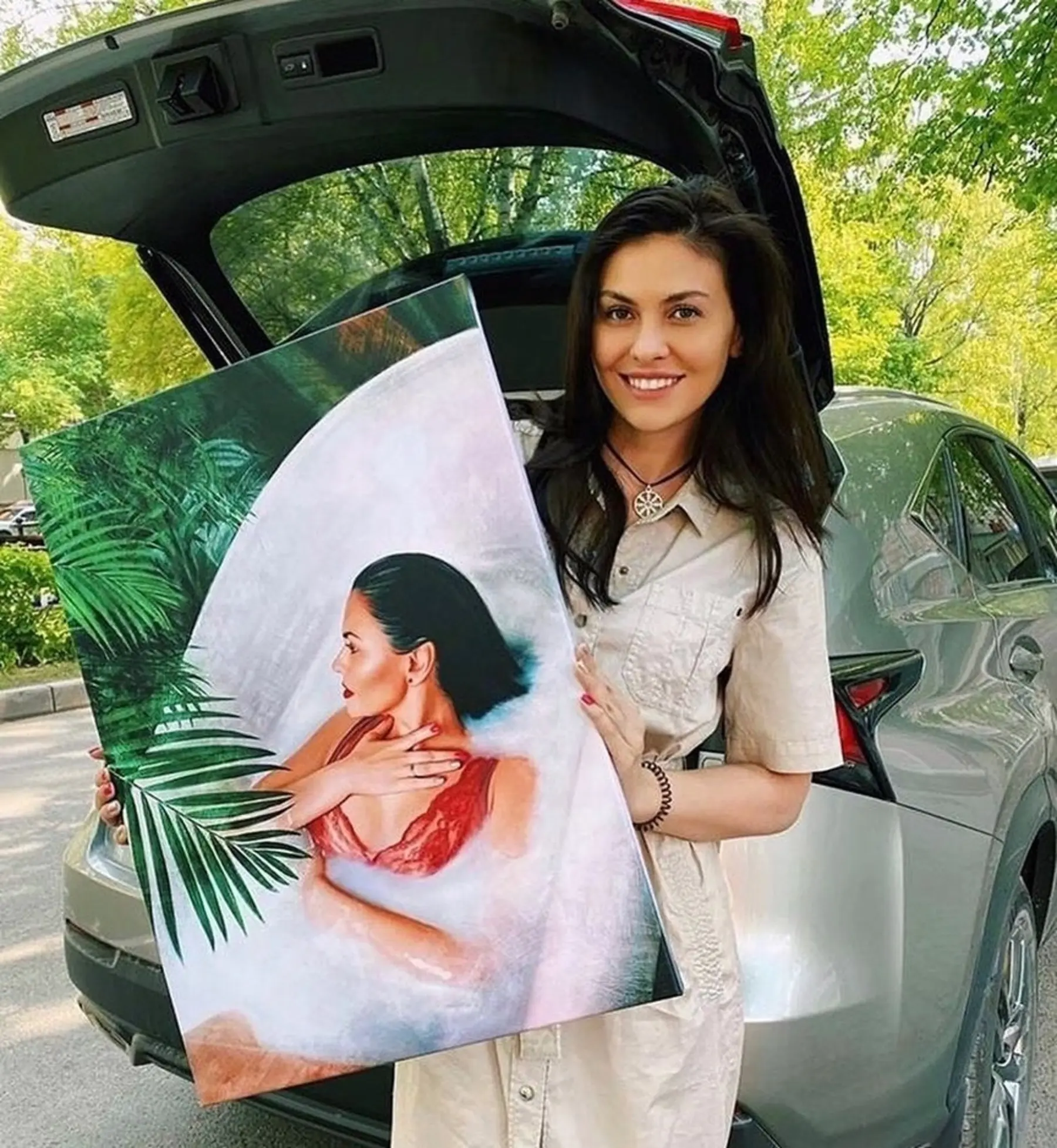 Wandbilder Lächeln, Kraftfahrzeug- und Automobilbeleuchtung s34638