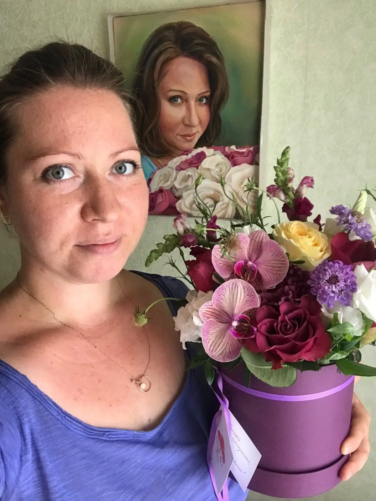 Wandbilder Blume, lila und Blütenblatt s34641