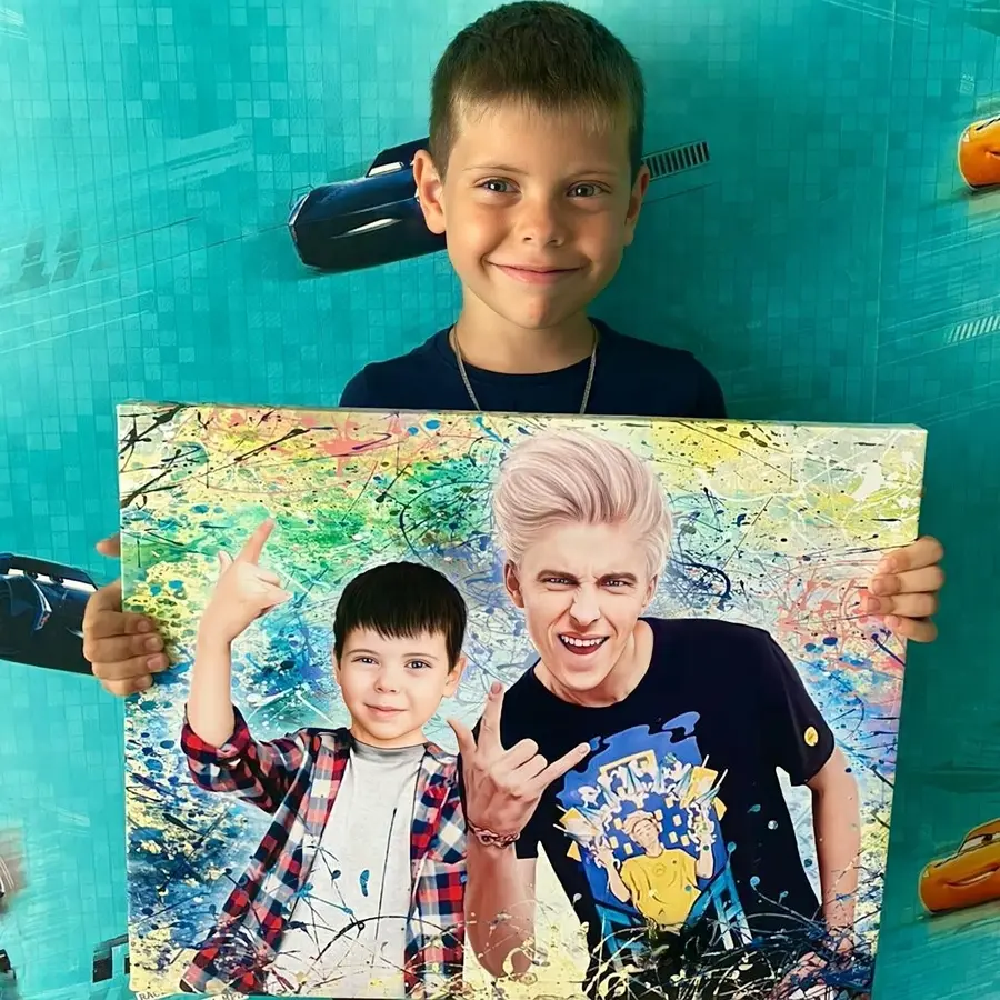 Wandbilder Lächeln, Frisur und Foto s34649