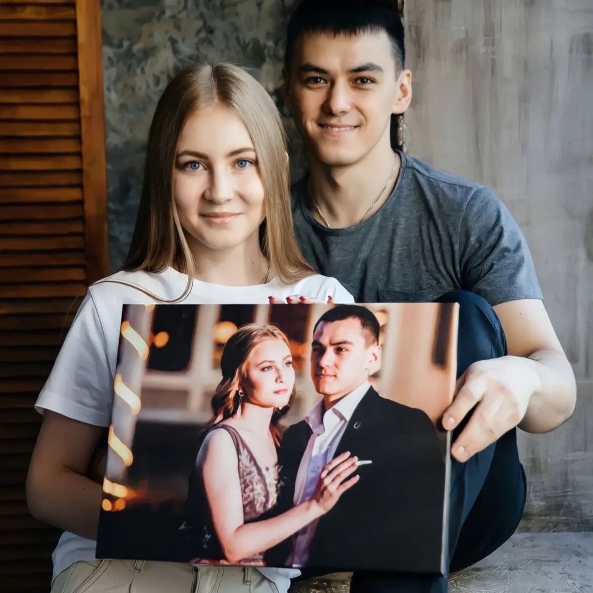 Wandbilder Lächeln, Frisur und Foto s34654