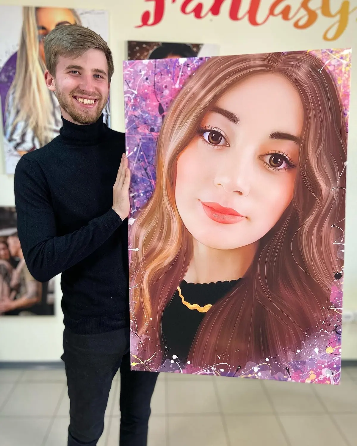 Wandbilder Haare, Haut und Kopf s34661