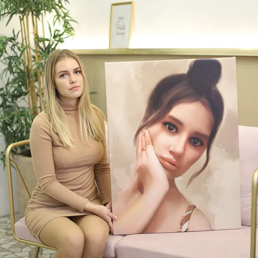 Wandbilder Haut, Augenbraue und Schulter s34663