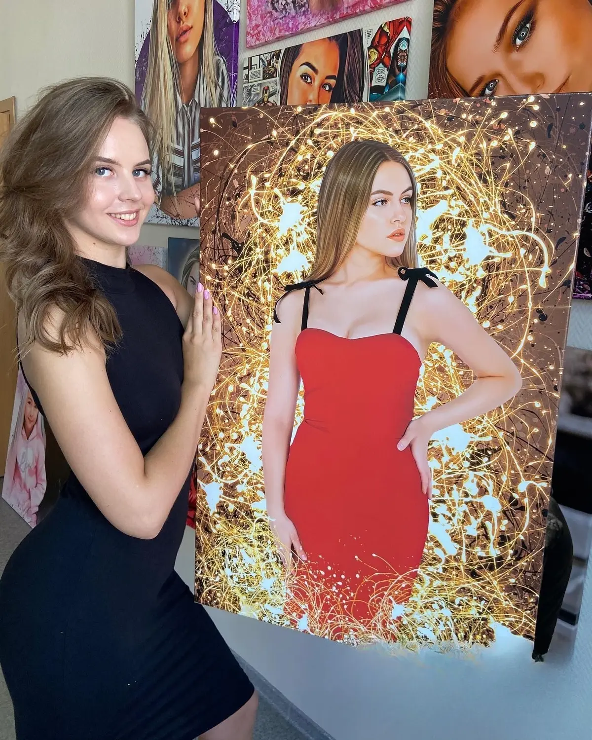 Wandbilder Haare, Gelenke und Kopf s34666