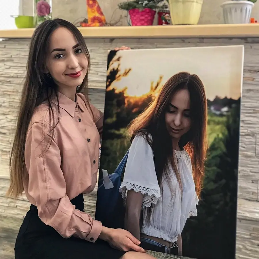 Wandbilder Haare, Lächeln und Blitzlichtaufnahmen s34674