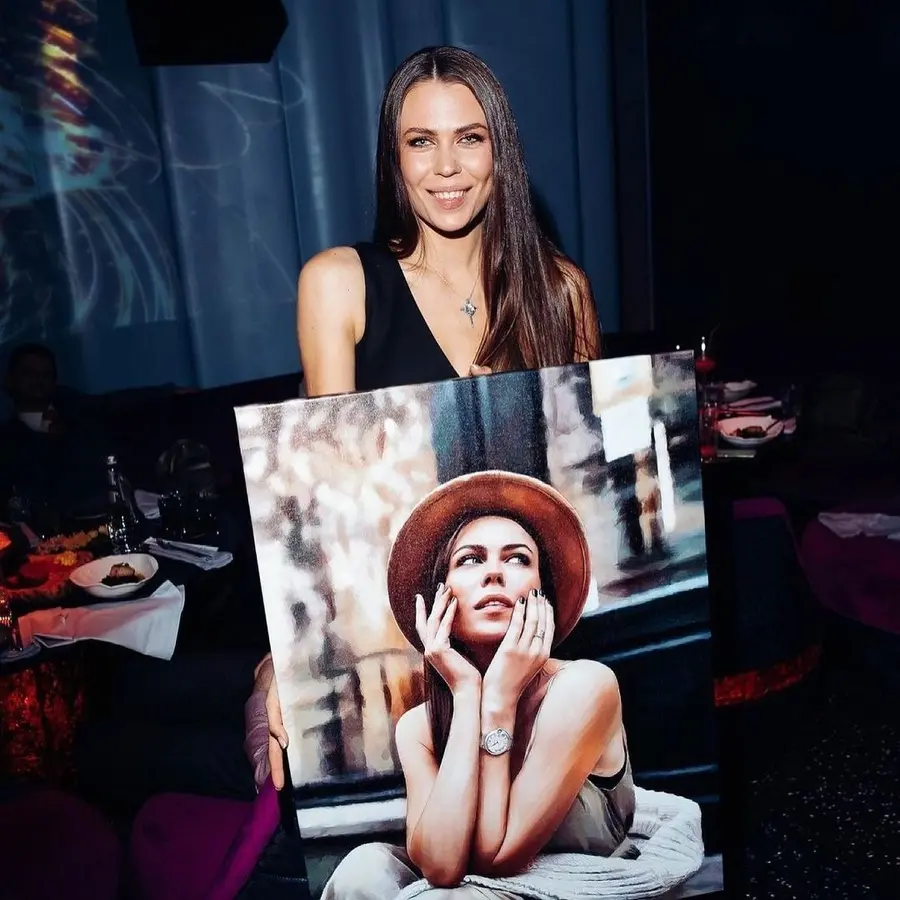 Wandbilder Lächeln, Blitzlichtaufnahmen und Lippenstift s34676