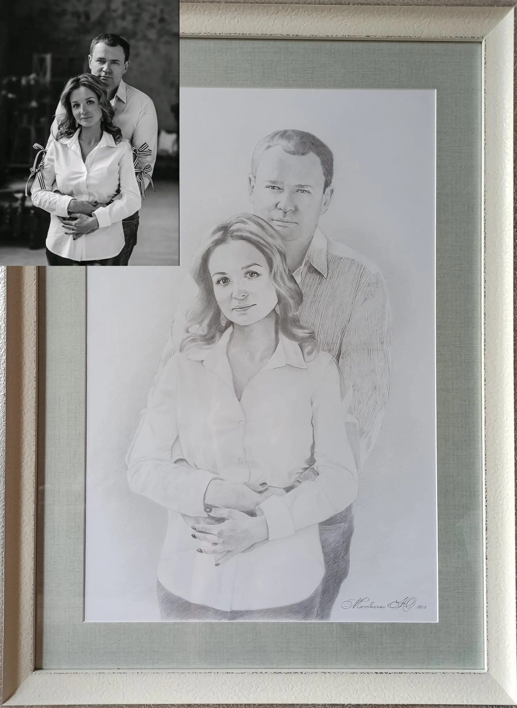 Wandbilder Foto, weiß und Ärmel s34677