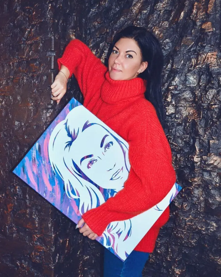 Wandbilder Auge, blau und azurblau s34682