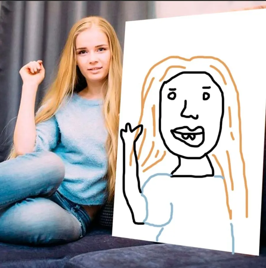 Wandbilder Jeans, Frisur und Blitzlichtaufnahmen s34685