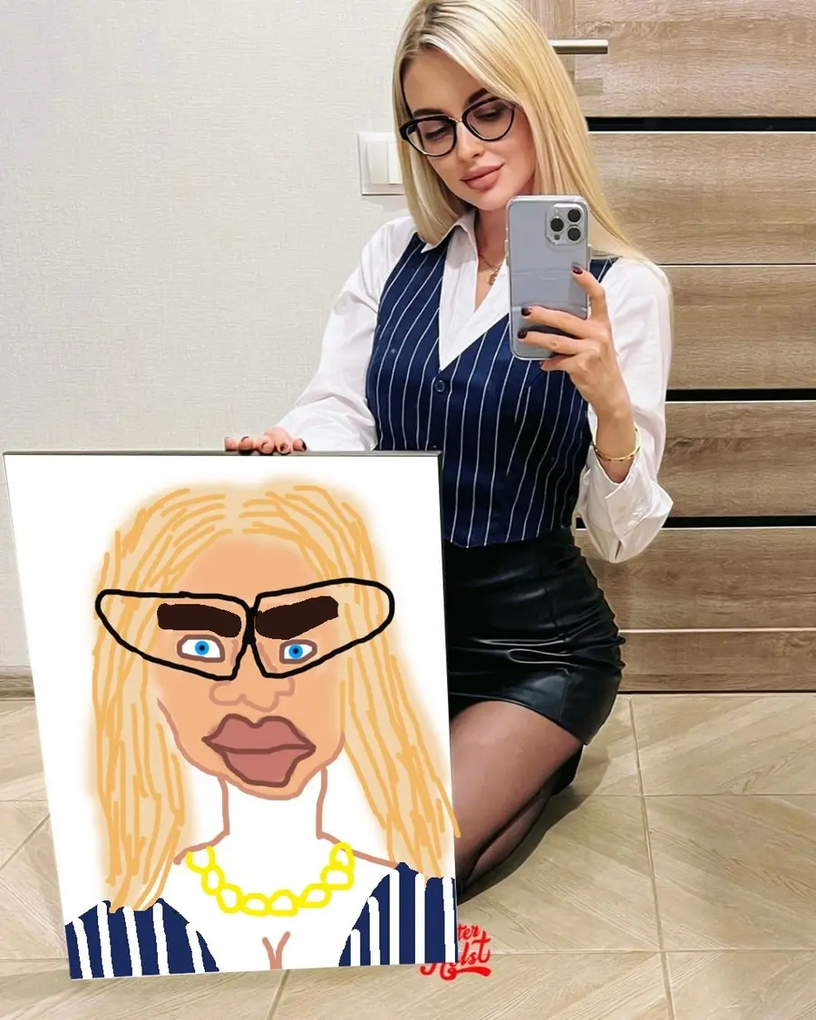 Wandbilder Haare, Brille und Frisur s34687