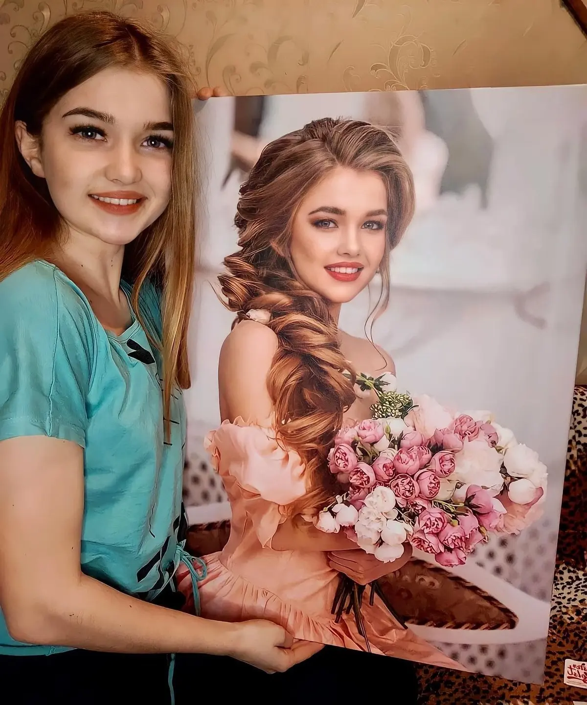 Wandbilder Haare, Lächeln und Kopf s34695