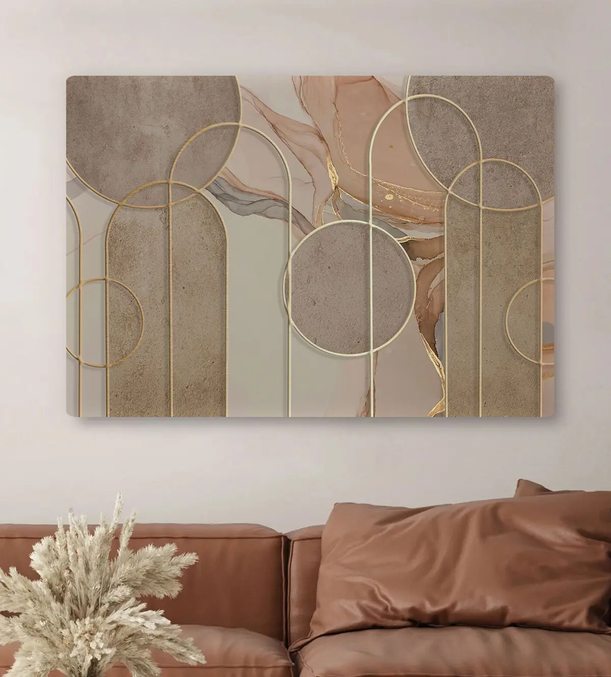 Wandbilder Holz, Kunst und Boden s34773