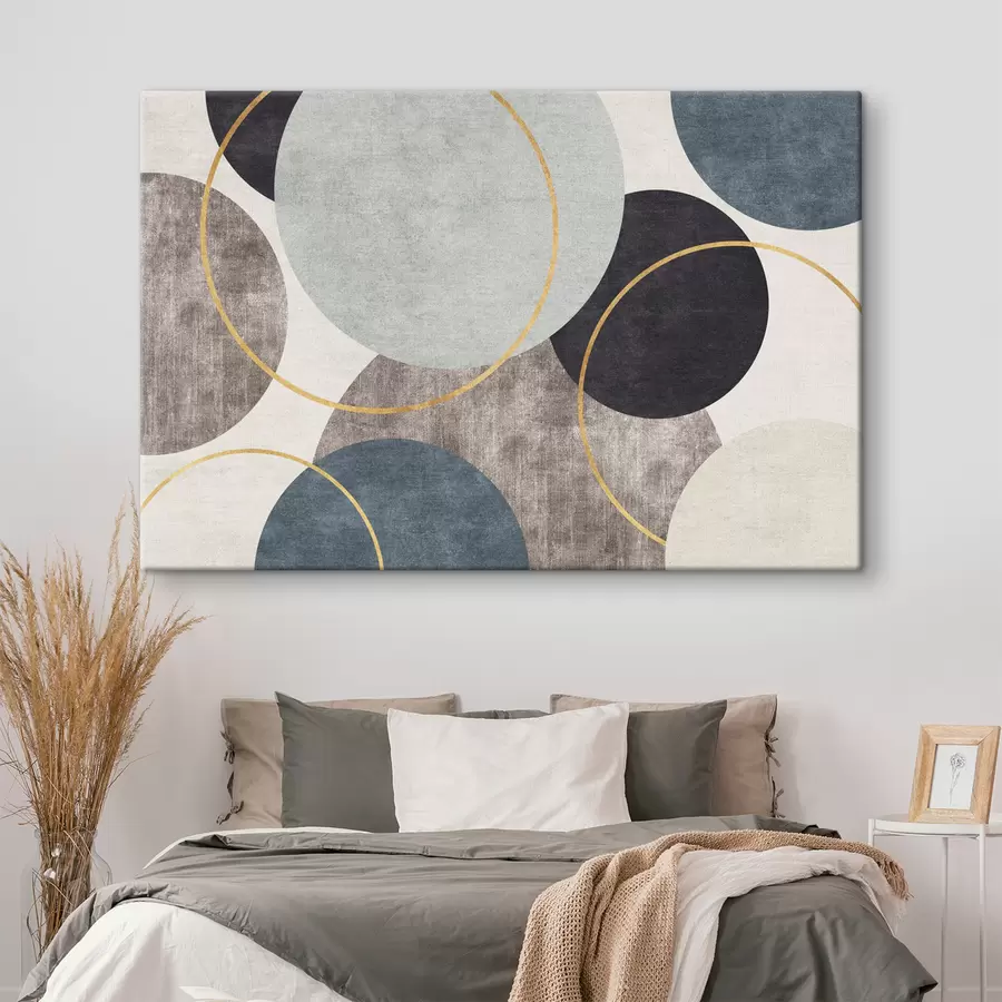 Wandbilder Grau, Kunst und Muster s34791