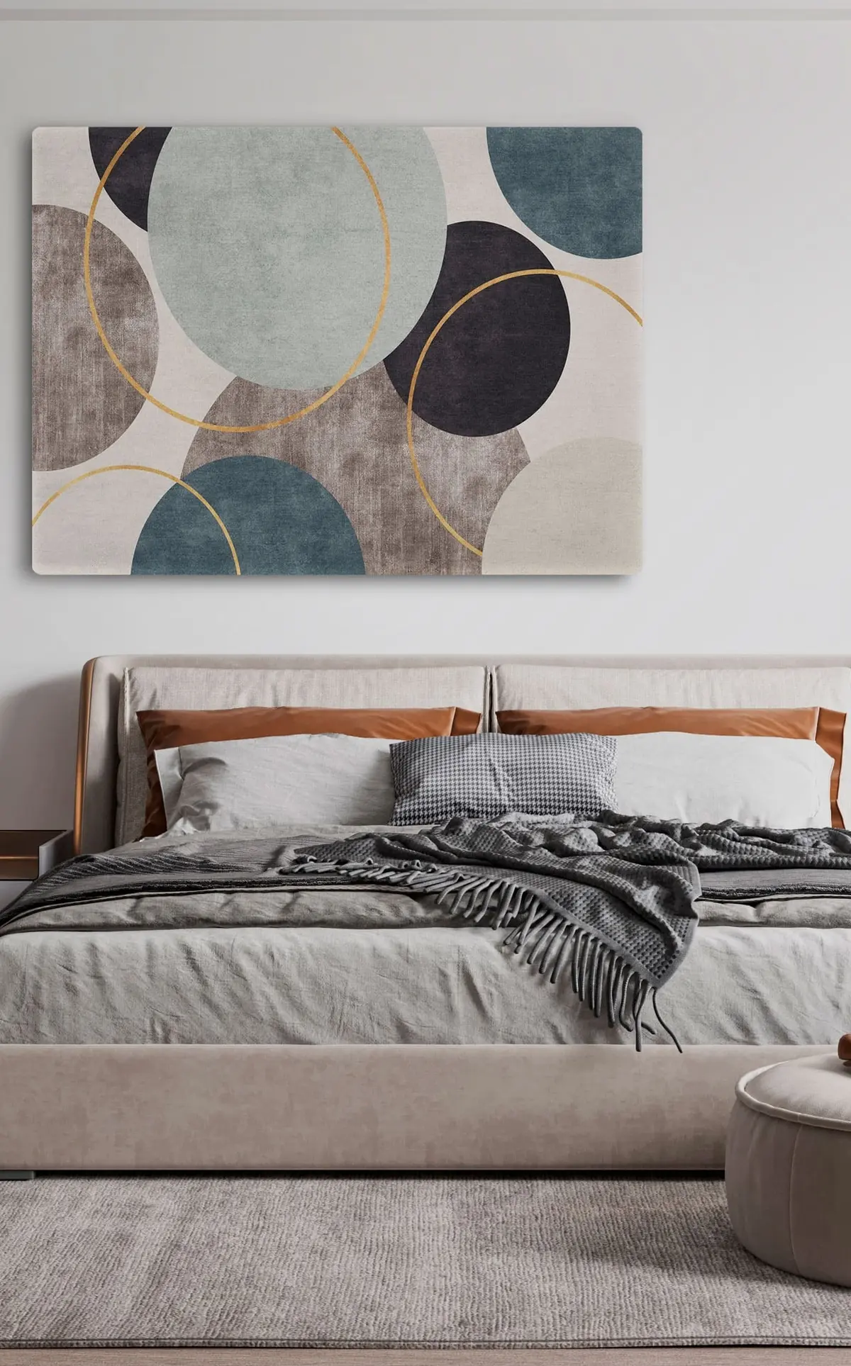 Wandbilder Grau, Kunst und Muster s34791